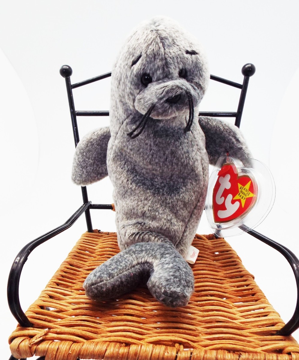 babiです。 TY BEANIE BABY BABIES ORIGINAL SLIPPERY THE SEAL RETIRED PE ERRORS