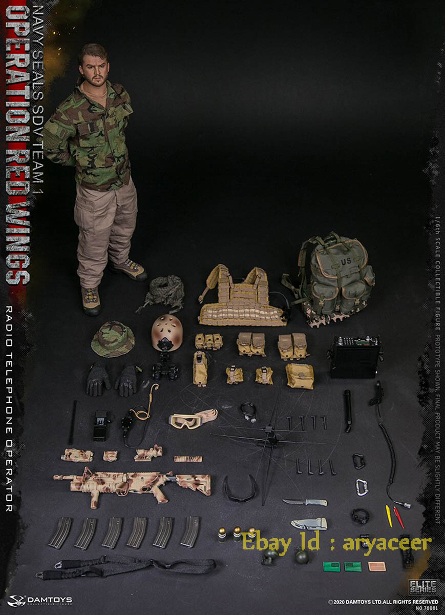 DAMTOYS 78081 Operation Red Wing Navy Seals SDV Team 1 Radio