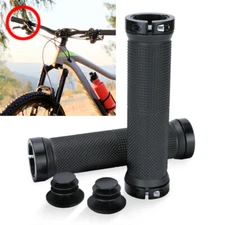 Cycling Lock-On Ends Ergonomic Rubber Bicycle Handlebar MTB Mountain Bike Grips
