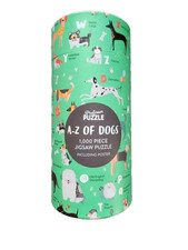 Professor Puzzle A-Z of Dogs 1,000 Piece Jigsaw Puzzle - New, Sealed