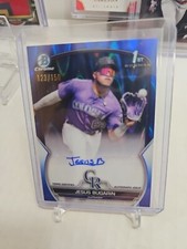 2023 Bowman Chrome 1st Bowman Blue RayWave Refractor Jesus Bugarin Auto /150
