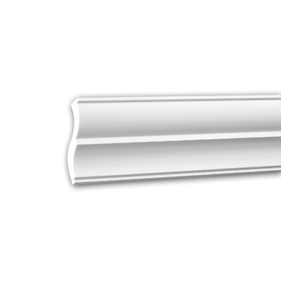  PROFHOME 150275 Eckleiste aus Polyurethan Deckenleiste Stuckleiste 2 m