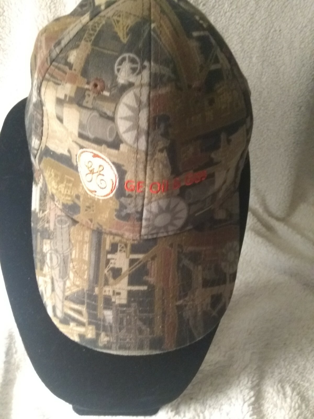 GE Oil & Gas Cap Hat Black Gem