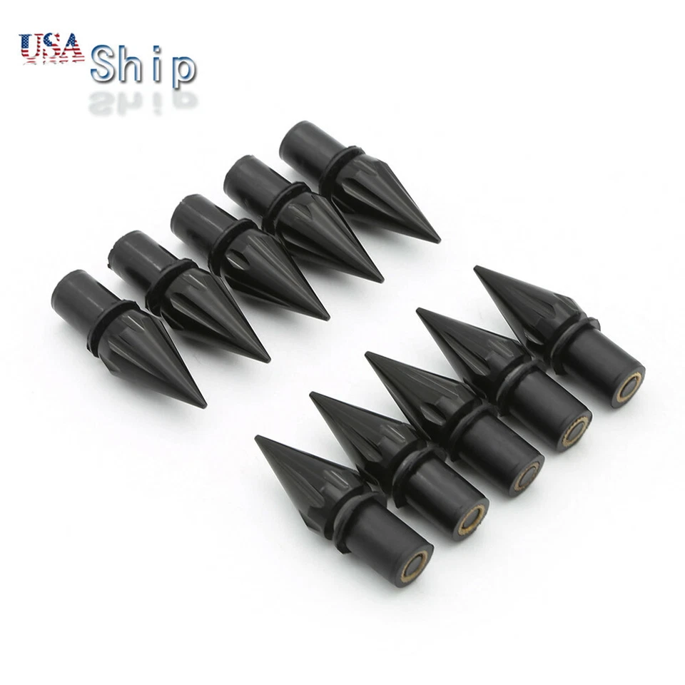 CNC Black Windscreen Windshield Bolts Screw For Motorcycle Racing 10PCS Aluminum - Image 3 of 4