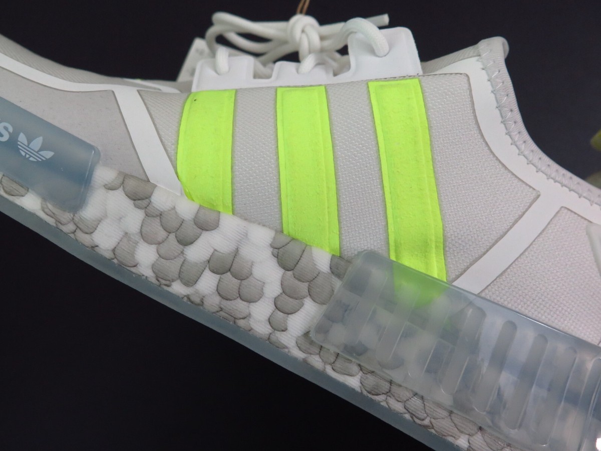 Adidas Men\'s NMD_R1 GW5637 White Solar Yellow Running Shoes Size 10.5 Size 13 Ad-id-as ORIGINALS Men main image 3