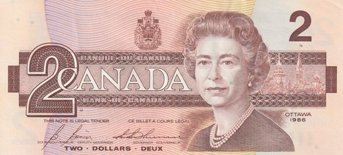 Canada 1986 $2.00 CBI - Picture 2 of 2