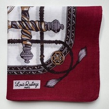 HANDKERCHIEF VINTAGE CANE GEOMETRIC PLAIN COTTON MEN'S POCKET SQUARE 18" B0135
