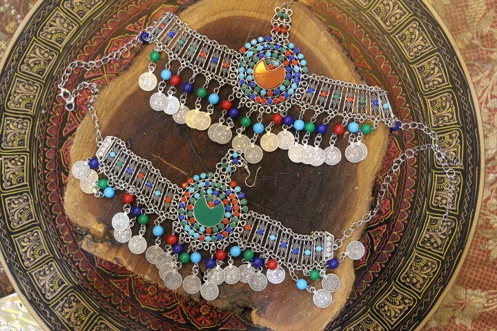 Vintage Afghani Matha Patti - Calidad superior Foto 2 de 4