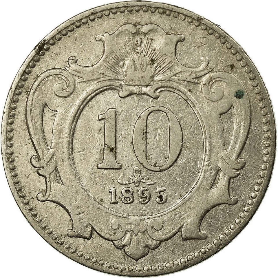Austrian Empire | 10 Hellers Coin | Habsburg-Lorraine Shield | 1892 - 1911 - Image 3 of 4