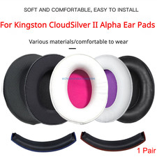 Replacement Ear Pads For Kingston CloudSilver II HyperX Cloud Silver Alpha