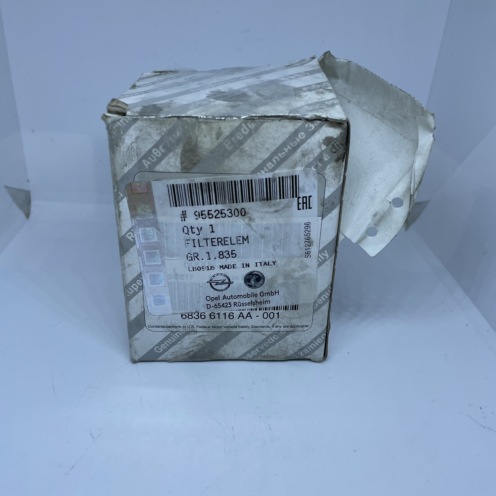 GENUINE VAUXHALL COMBO D 1.3 DIESEL OIL FILTER 95525300