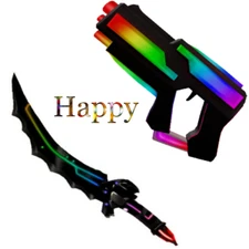 CHROMA LASER & SLASHER🌈🖤❤️FAST DELIVERY🌈🖤❤️MURDER MYSTERY 2 MM2 ROBLOX GODLY
