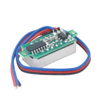 Mini LCD Volmeter 0-100V-Green Size LED Panel Voltage Meter 3-Digit