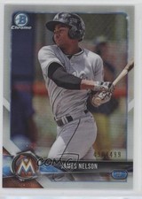 2018 Bowman Chrome Prospects Refractor 490/499 James Nelson #BCP33 0b0