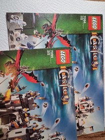 Lego Castle King's Castle Seige7094 Used Instruction Manuals No Bricks