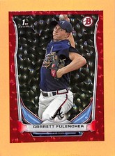 2014 Bowman Draft Red Ice #DP72 Garrett Fulenchek Atlanta Braves #/150