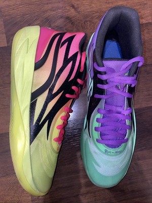 Lamelo Ball PUMA MB.01 x Rick and Morty Green/Red 2022 US Size 11.5