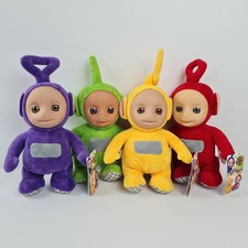 Teletubbies Soft Toy Plush Figures Bundle Complete Set of 4 with Tags 11"