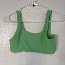 Wilo Melbourne-Australian Green Cropped Tank Sports Bras Top Women Size Medium
