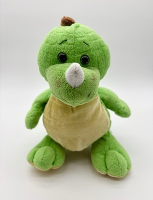 Ganz Webkinz Key Lime Dino HM185 Plush Stuffed Animal Beanie Dinosaur 8'' No Code
