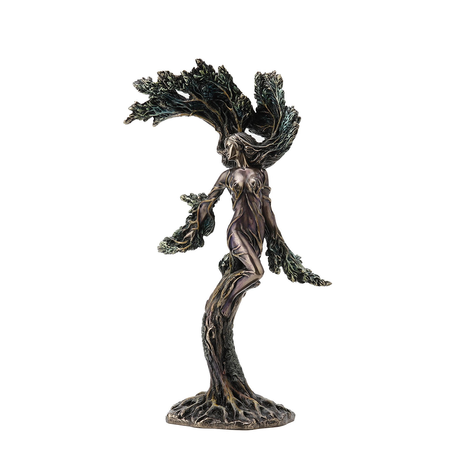 Bronze Meliae Forest Nymph Statue Greek Mythology Art