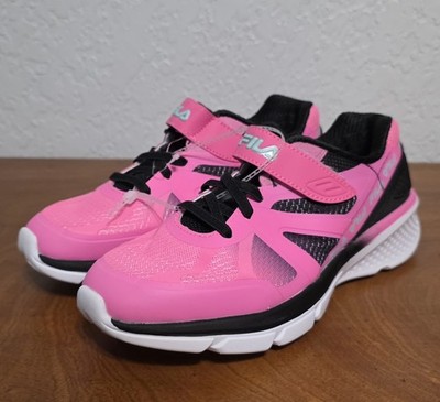 Fila Superstride 3 Strap Girls Pink Sneakers Size 5.5