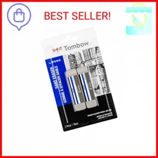 Tombow 67304 Mono Sand Eraser, 2-Pack. Silica Eraser Designed to Remove Colored 