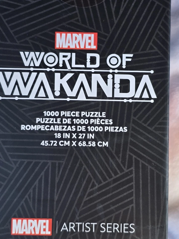 Marvel Jigsaw Puzzle Artist Series Black Panther World of Wakanda 1000 деталей - Изображение 4 из 4