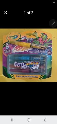 Vintage Crayola Colorwave Color Wave Markers 8 Ultra Cool Markers  NEW SEALED