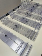 CollectorMount Record Album Adjustable Wall Mount Displays - 14 Count Clear