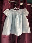 Vintage Light Blue Puff Sleeve Baby Dress 15-18 Months — photo 7