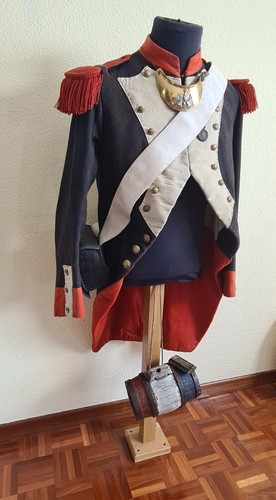 Antique French Officer Napoleonic First Empire Complete Military Uniform Set