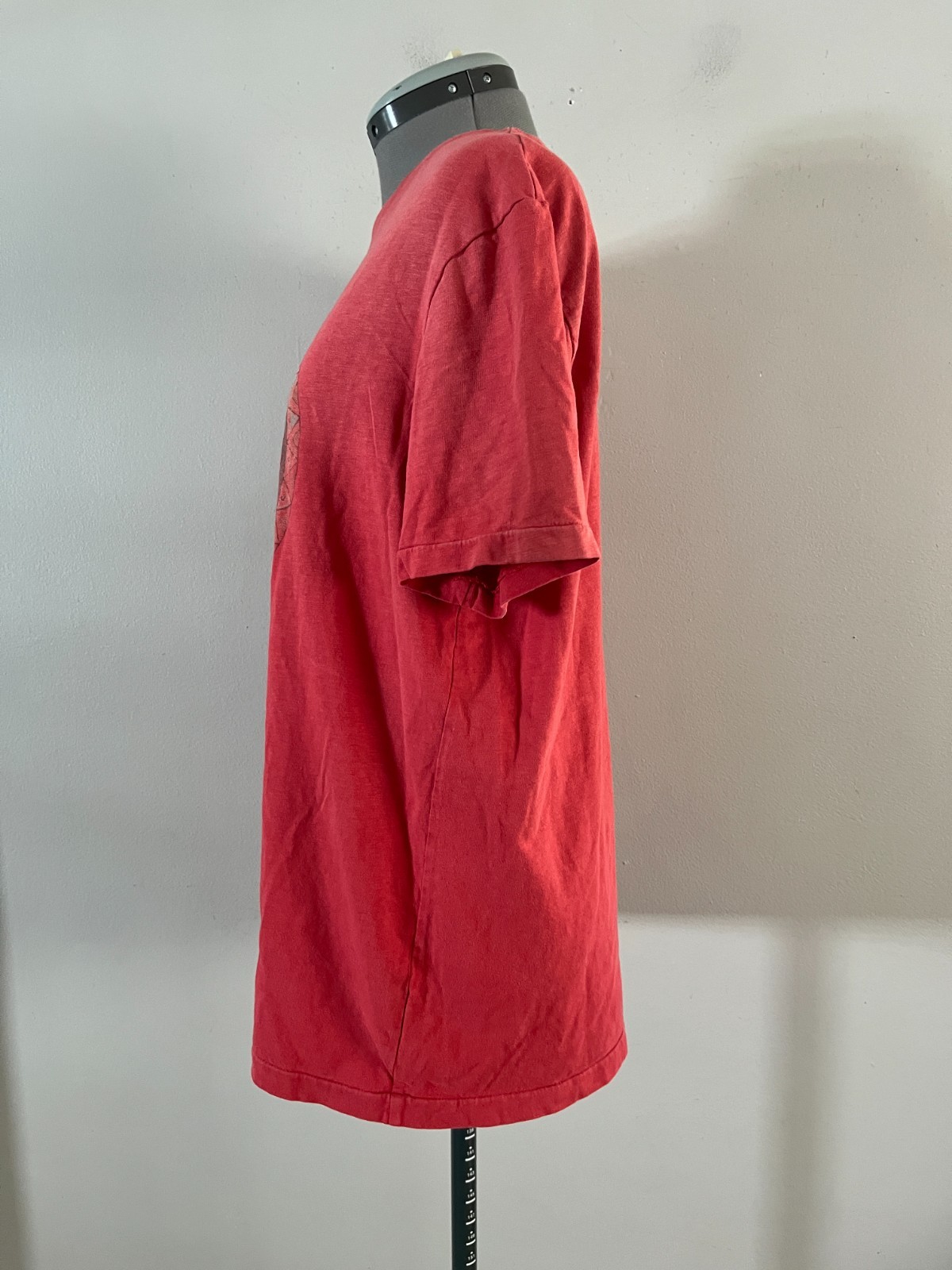 VTG RL Polo Palph Lauren Sz L RL Guide Chief Graphic Tee in Weathered Red