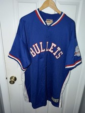 Vintage Baltimore Bullets Shirt Jersey XL Blue Embroidered Made in USA