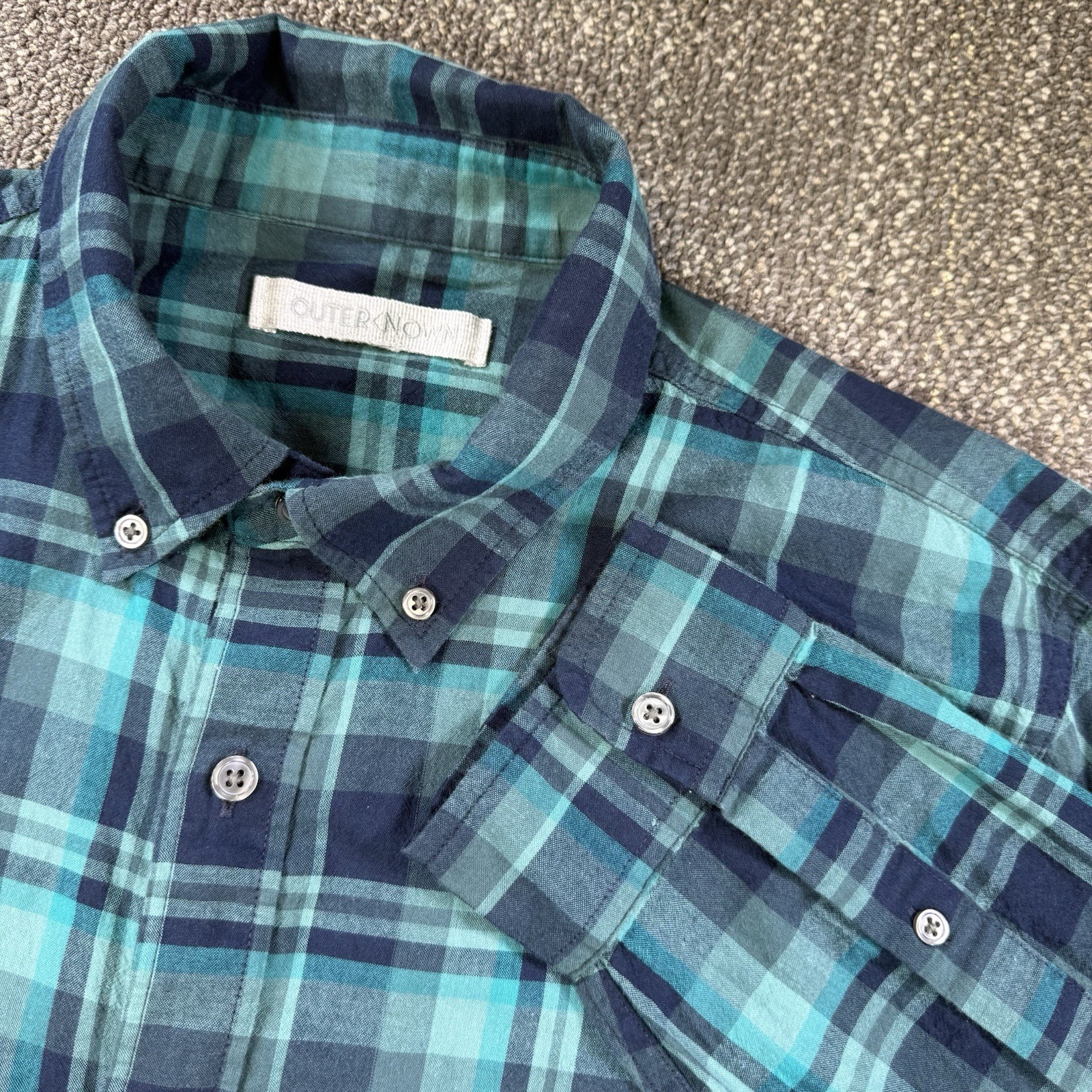 Outerknown Transitional Button Down Shirt Mens L … - image 12