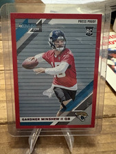 Panini Donruss 2019 Gardner Minshew II #292 Press Proof Red Rookie Jaguars NFL
