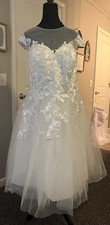 Bridal reception pictures shower bachelorette party dress size 22 short white