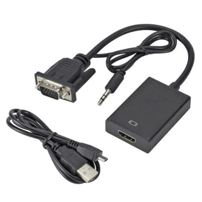 #ad LOT VGA To HDMI Converter 1080P HD Adapter With Audio Cable For HDTV PC Laptop $449.98