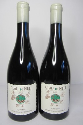 (40,00  /L) 2 x 0,75L Anne Claude Leflaive | Clau de Nell | Grolleau 2021 - Alc