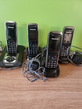 Panasonic 4 Telephone Handset Phone System Answering Machine Quad KX TG8421E