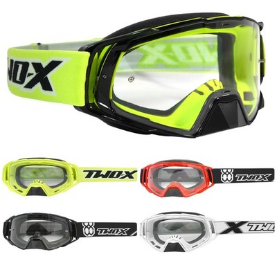 Motocross Brille TWO-X Rocket Crossbrille Color MX Goggle Nasenschutz