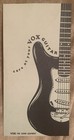 1960’s Vox Guitar Hang Tag - Warranty - Case Candy Tremolo Card RARE — photo 5