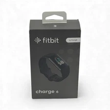 Fitbit Charge 6 Fitness Obsidian/Black, One Size