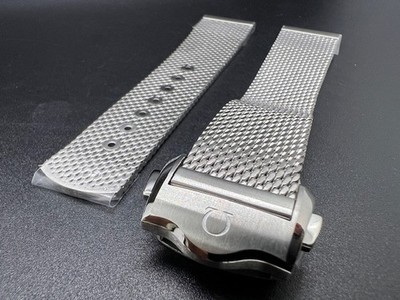 Aftermarket 20mm Mesh/Stainless Steel Bracelet For Omega Seamaster