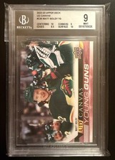 2022-23 Upper Deck Matt Boldy Canvas Young Guns BGS 9 Minnesota Wild 42 Goals!