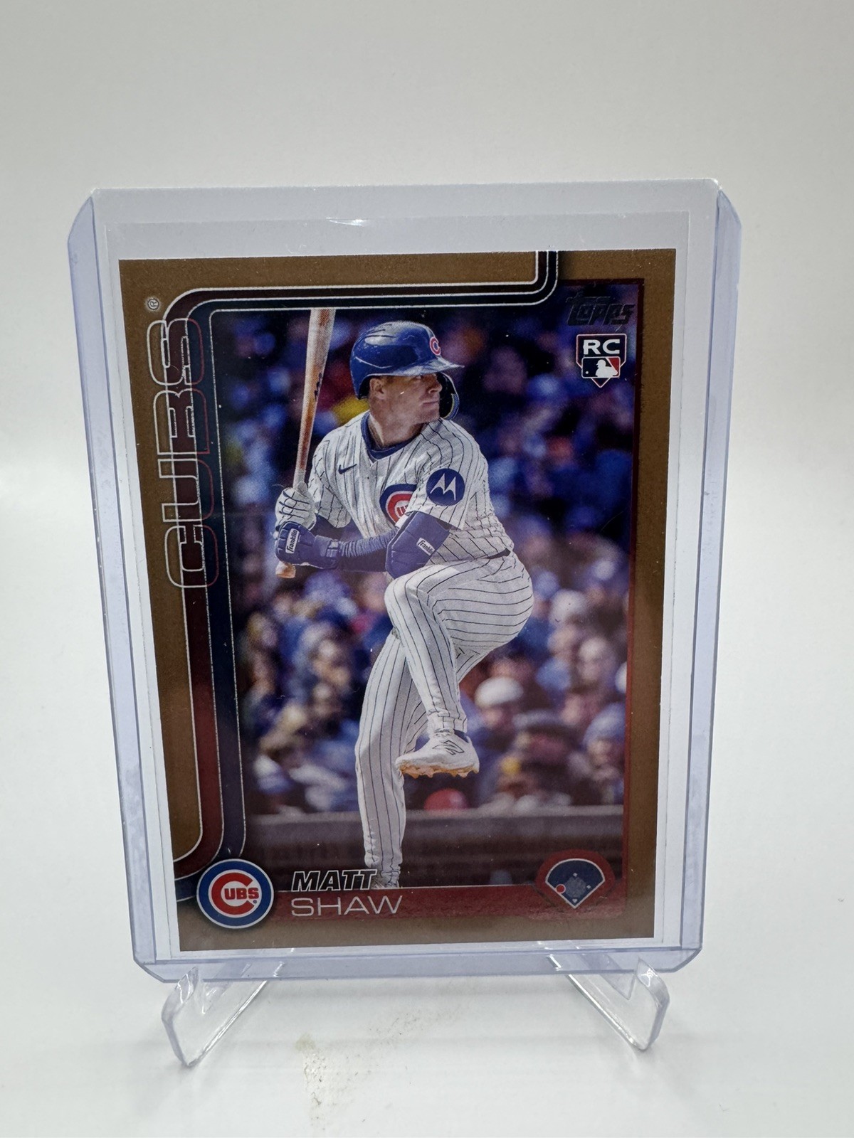 Matt Shaw 2025 Topps Update Series Gold 1567/2025 Chicago Cubs RC US200 MLB