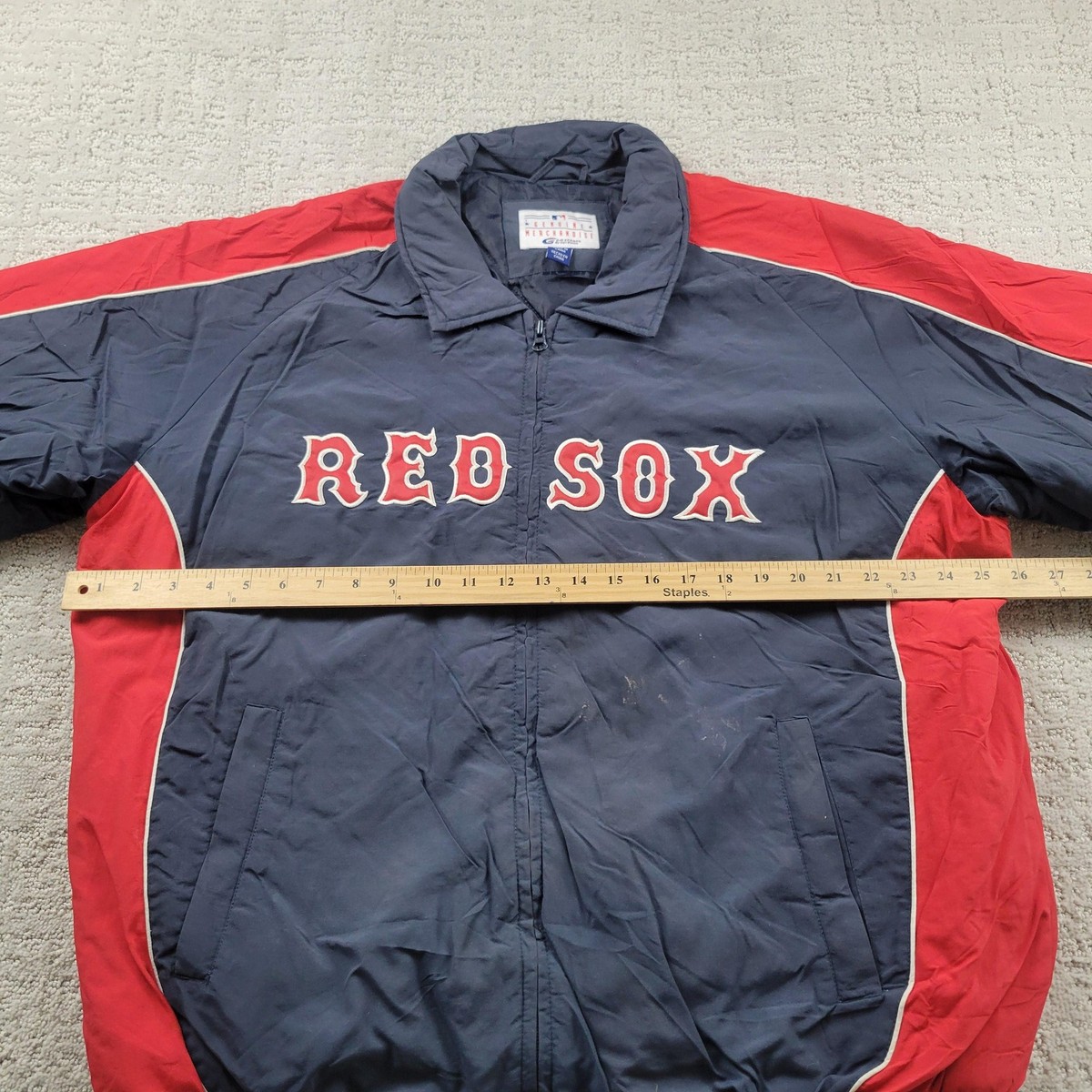 Boston Red Sox Jacket Mens L Blue MLB Baseball G-III Sports By