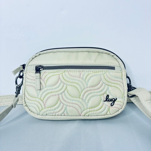 Lug Belt Waist Sling Bag Off White Super Coupe RFID Women Floral Multicolor
