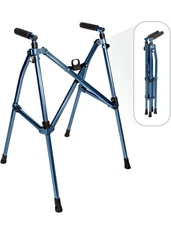 NEW Stander Wonder Walker Lite 4270 CB Lightweight Folding 32"-39" Handle, Blue