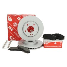 Bremsscheiben + Bremsbeläge vorne für HYUNDAI HIGHWAY, SANTA FÉ I, TRAJET (FO)